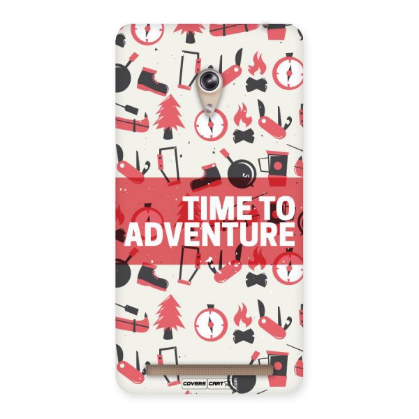 Time To Adventure Radiant Red Back Case for Zenfone 6