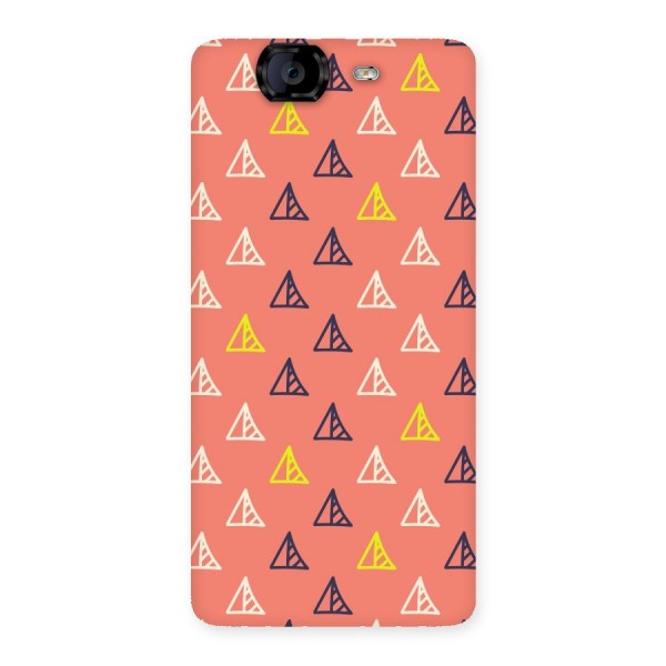 Triangular Boho Pattern Back Case for Canvas Knight A350