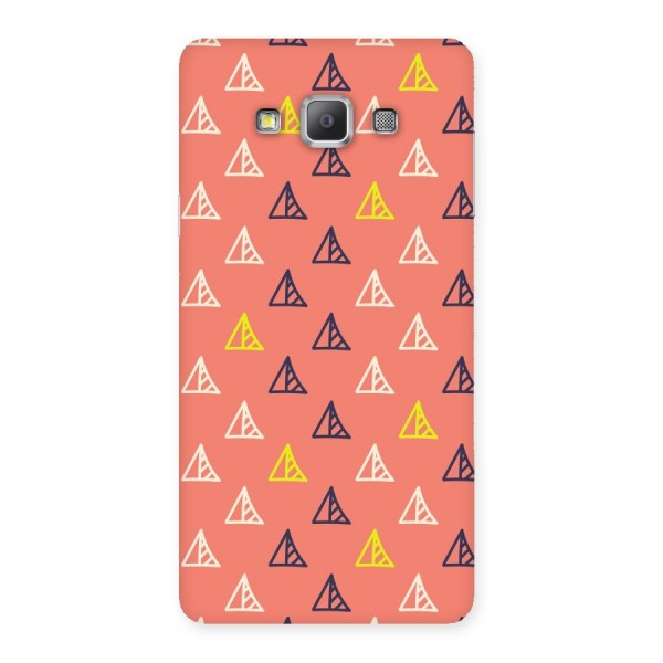Triangular Boho Pattern Back Case for Galaxy A7