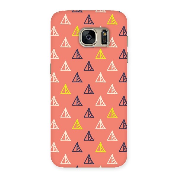 Triangular Boho Pattern Back Case for Galaxy S7