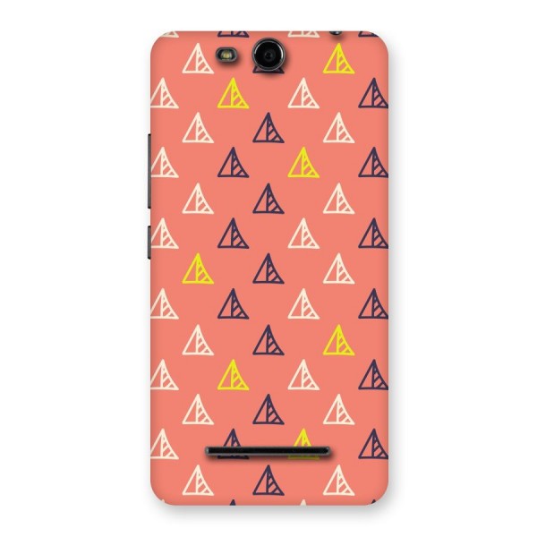 Triangular Boho Pattern Back Case for Micromax Canvas Juice 3 Q392