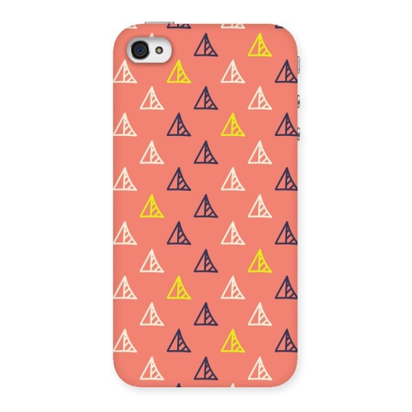 Triangular Boho Pattern Back Case for iPhone 4 4s