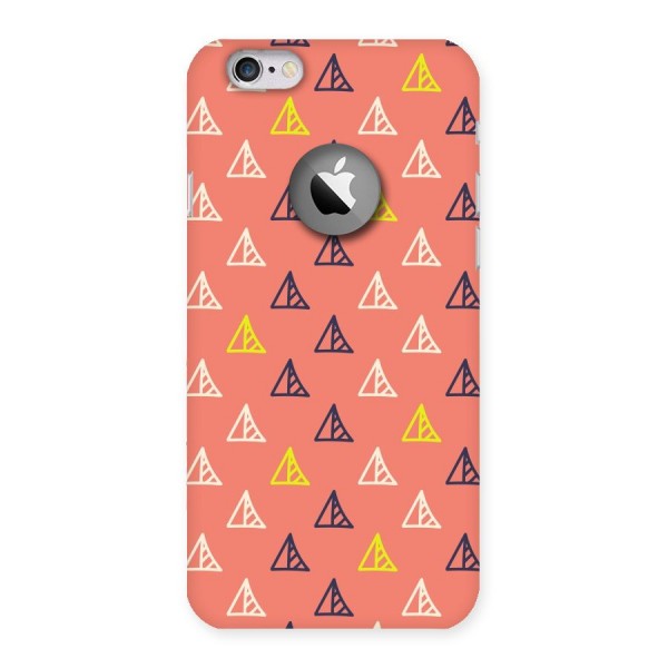 Triangular Boho Pattern Back Case for iPhone 6 Logo Cut
