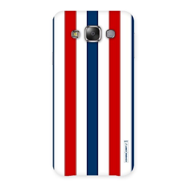 Tricolor Stripes Back Case for Galaxy E7