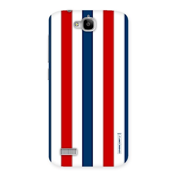 Tricolor Stripes Back Case for Honor Holly