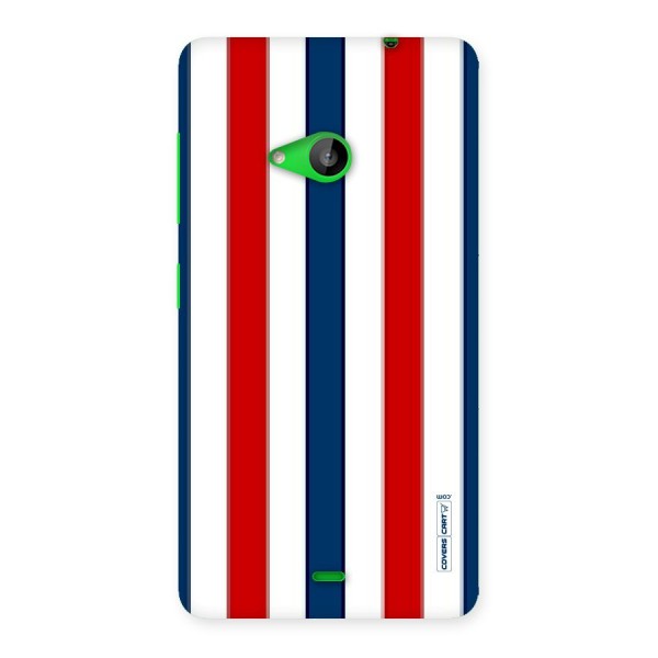 Tricolor Stripes Back Case for Lumia 535