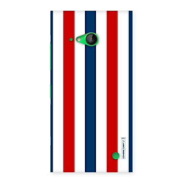 Tricolor Stripes Back Case for Lumia 730