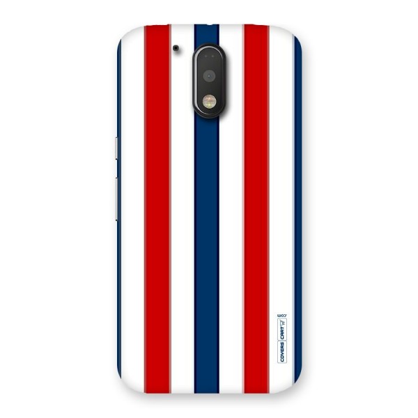 Tricolor Stripes Back Case for Motorola Moto G4