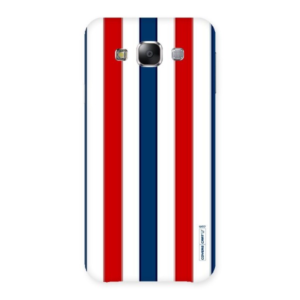 Tricolor Stripes Back Case for Samsung Galaxy E5