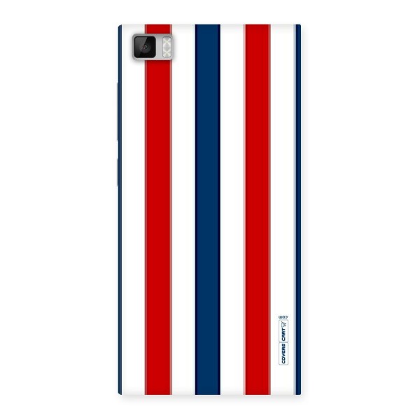 Tricolor Stripes Back Case for Xiaomi Mi3