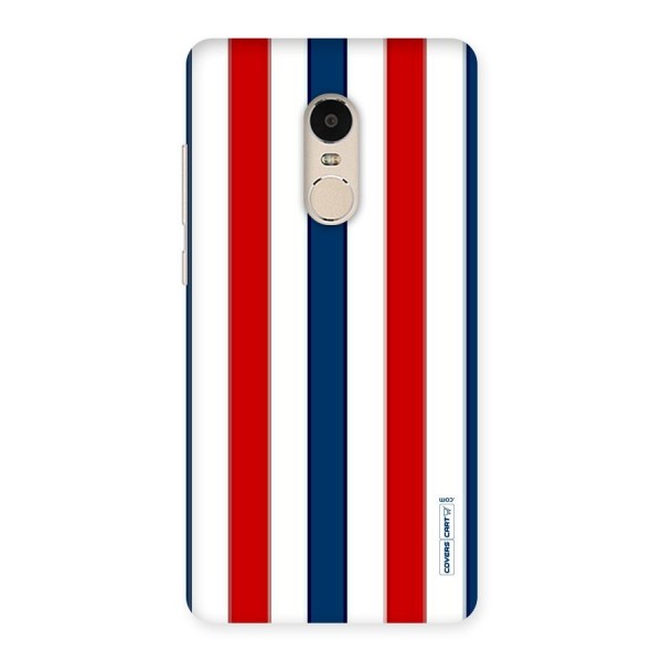 Tricolor Stripes Back Case for Xiaomi Redmi Note 4