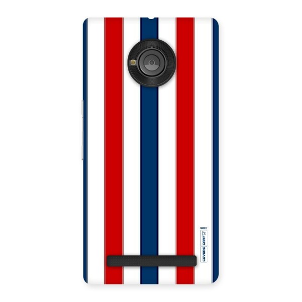 Tricolor Stripes Back Case for Yu Yuphoria