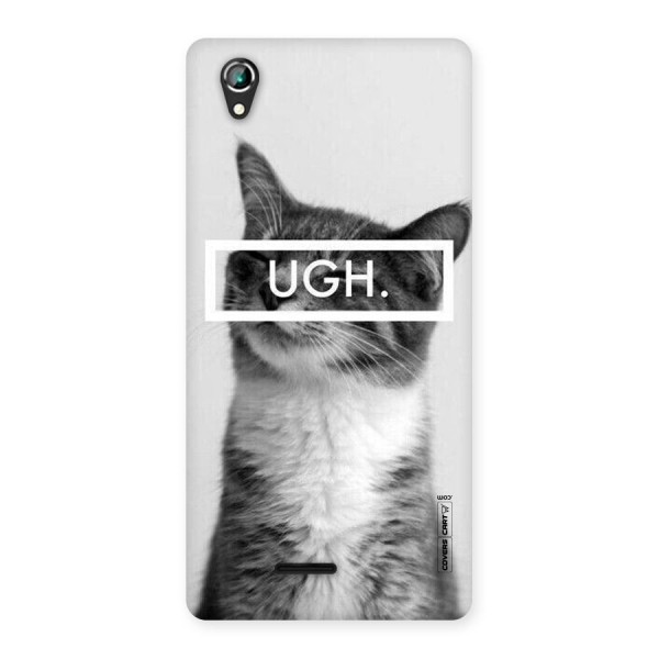 Ugh Kitty Back Case for Lava Iris 800