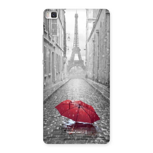 Umbrella Paris Back Case for Huawei P8