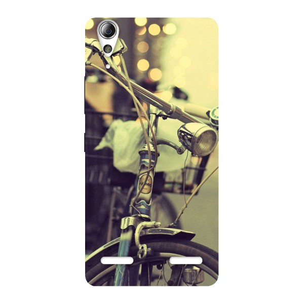 Vintage Bicycle Back Case for Lenovo A6000 Plus