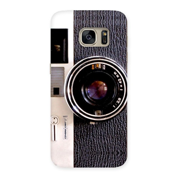 Vintage Camera Back Case for Galaxy S7