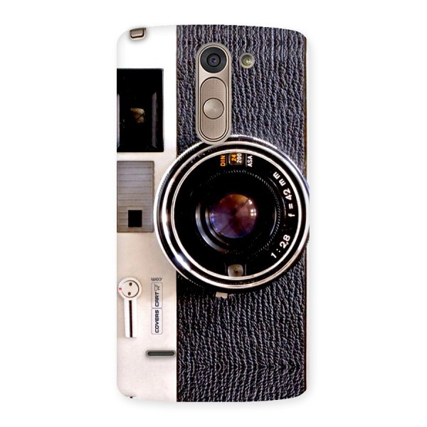 Vintage Camera Back Case for LG G3 Stylus
