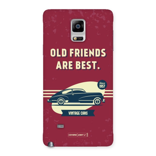Old Friends Vintage Car Back Case for Galaxy Note 4