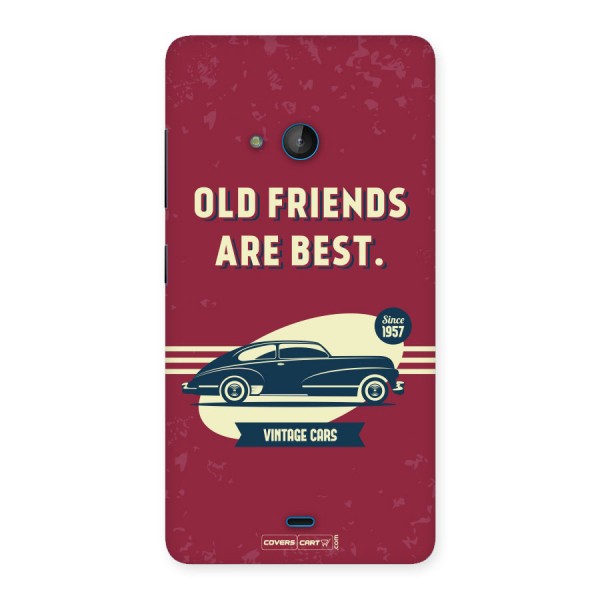 Old Friends Vintage Car Back Case for Lumia 540