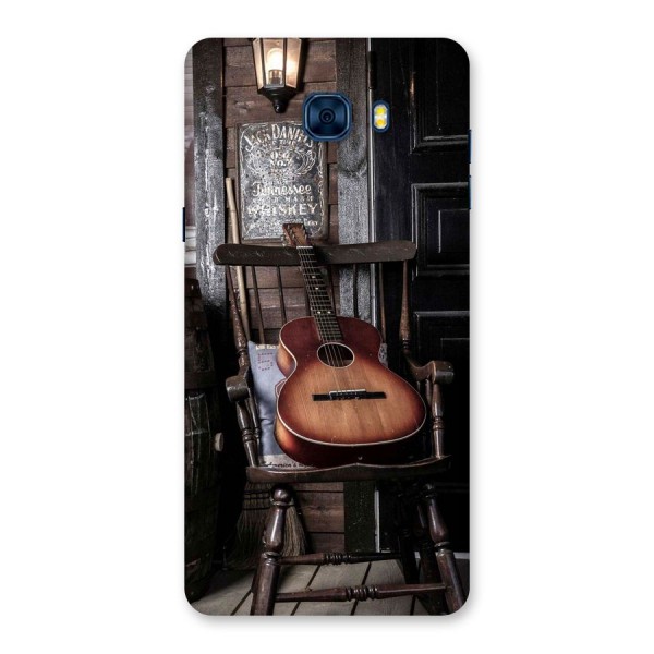 Vintage Chair Guitar Back Case for Galaxy C7 Pro