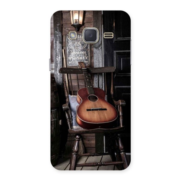 Vintage Chair Guitar Back Case for Galaxy J2