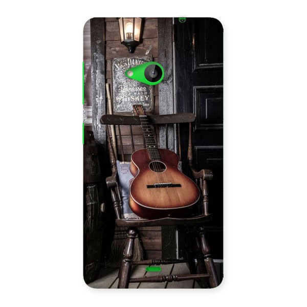 Vintage Chair Guitar Back Case for Lumia 535