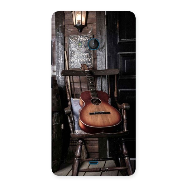 Vintage Chair Guitar Back Case for Lumia 540