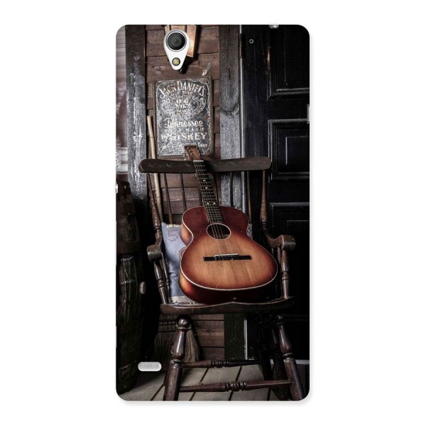 Vintage Chair Guitar Back Case for Sony Xperia C4