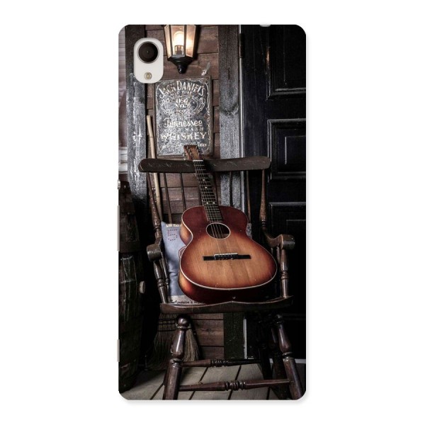 Vintage Chair Guitar Back Case for Sony Xperia M4