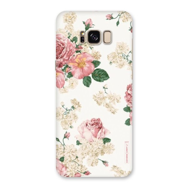 Vintage Floral Pattern Back Case for Galaxy S8 Plus