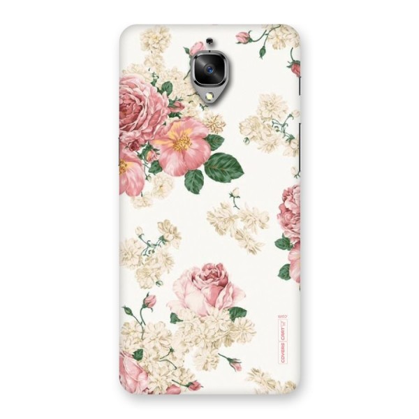 Vintage Floral Pattern Back Case for OnePlus 3