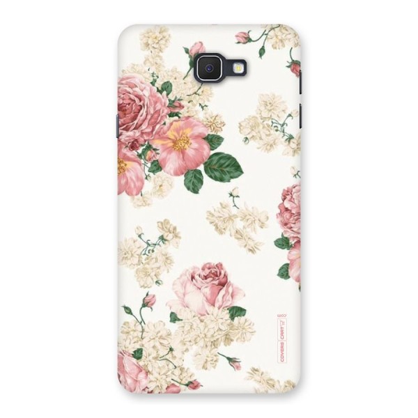 Vintage Floral Pattern Back Case for Samsung Galaxy J7 Prime