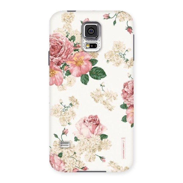 Vintage Floral Pattern Back Case for Samsung Galaxy S5