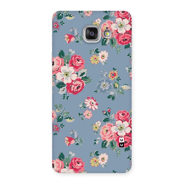 Vintage Flower Pattern Back Case for Galaxy A7 2016