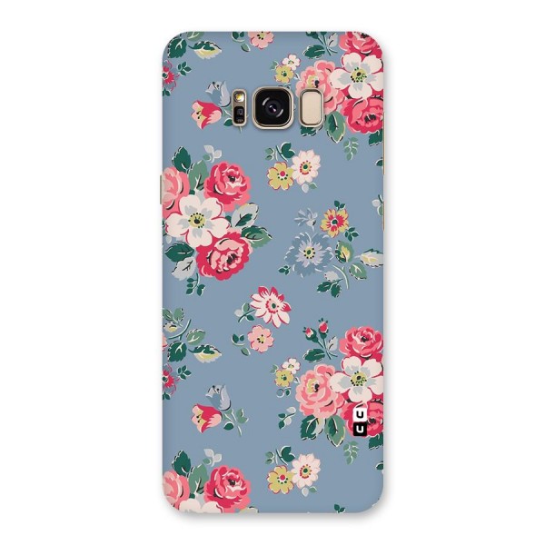 Vintage Flower Pattern Back Case for Galaxy S8 Plus