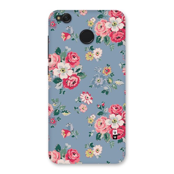 Vintage Flower Pattern Back Case for Redmi 4