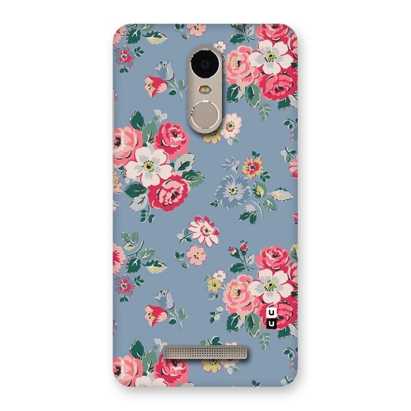 Vintage Flower Pattern Back Case for Xiaomi Redmi Note 3