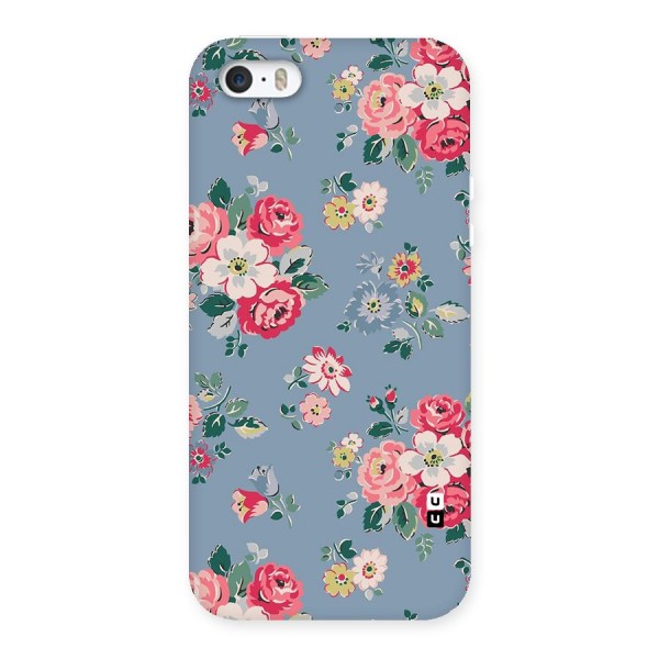 Vintage Flower Pattern Back Case for iPhone 5 5S