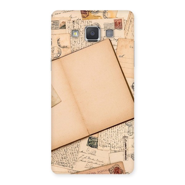 Vintage Journal Back Case for Galaxy Grand 3