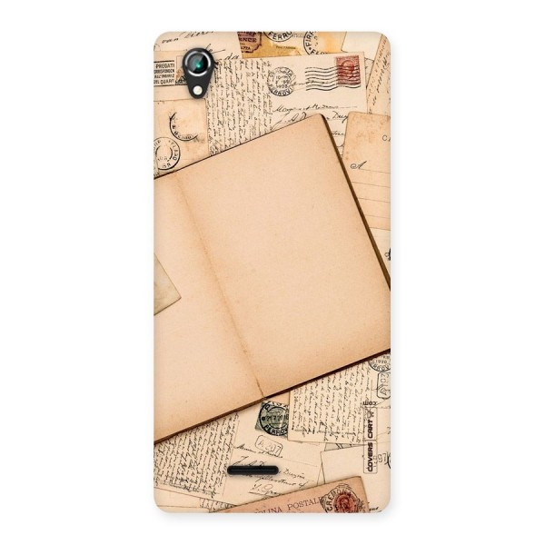Vintage Journal Back Case for Lava Iris 800
