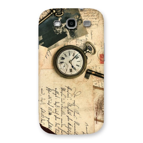 Vintage Key And Compass Back Case for Galaxy S3 Neo