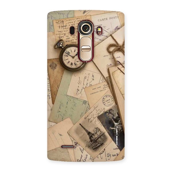 Vintage Postcards Back Case for LG G4