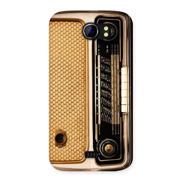 Vintage Radio Back Case for Micromax Canvas 2 A110