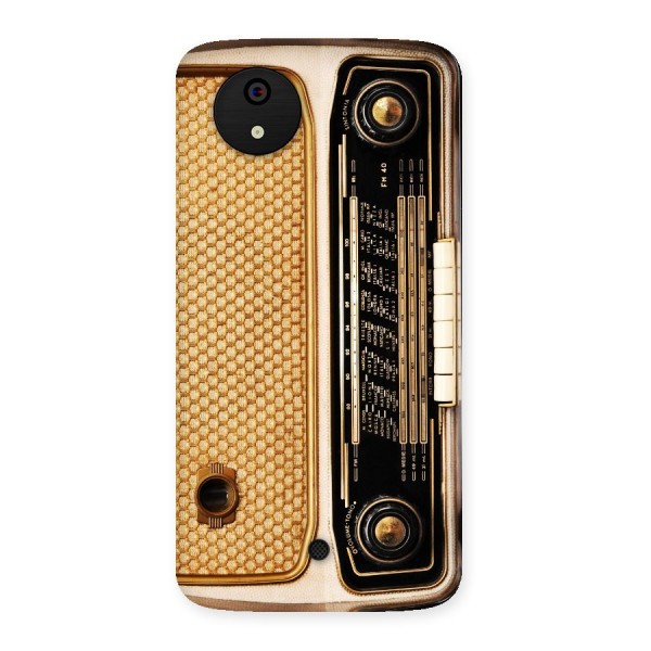 Vintage Radio Back Case for Micromax Canvas A1