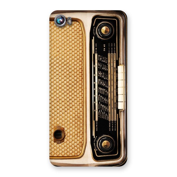Vintage Radio Back Case for Micromax Canvas Fire 4 A107