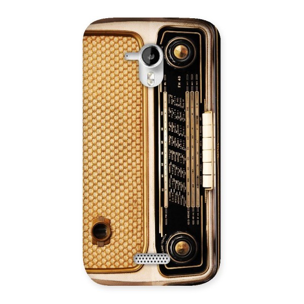 Vintage Radio Back Case for Micromax Canvas HD A116