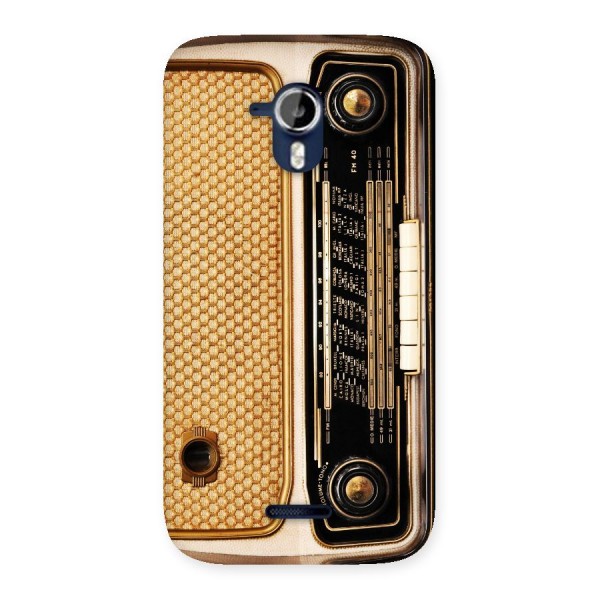 Vintage Radio Back Case for Micromax Canvas Magnus A117