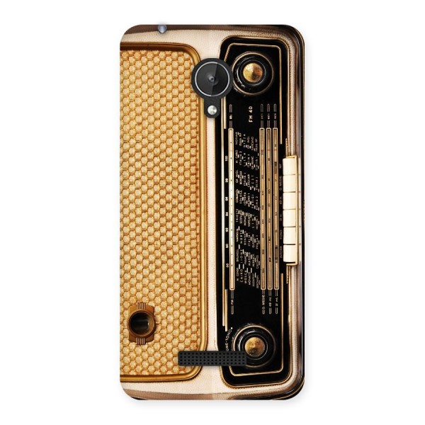 Vintage Radio Back Case for Micromax Canvas Spark Q380