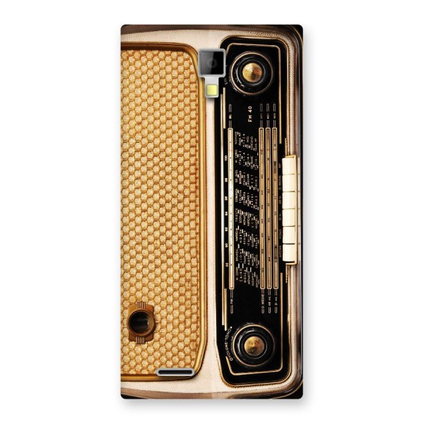 Vintage Radio Back Case for Micromax Canvas Xpress A99