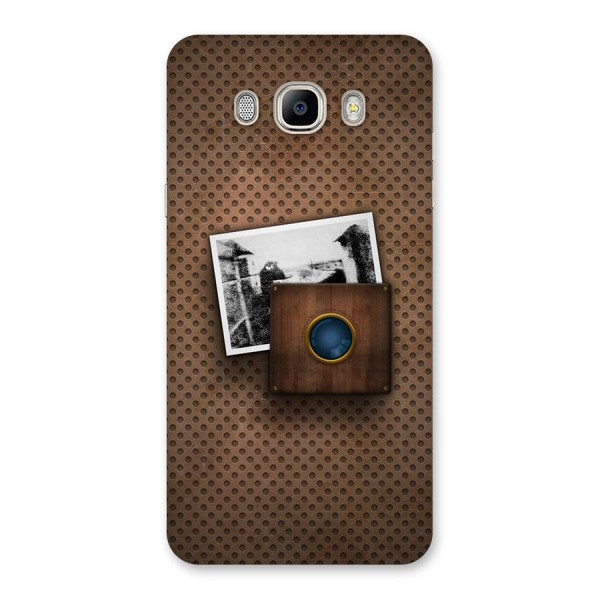 Vintage Wood Camera Back Case for Galaxy On8